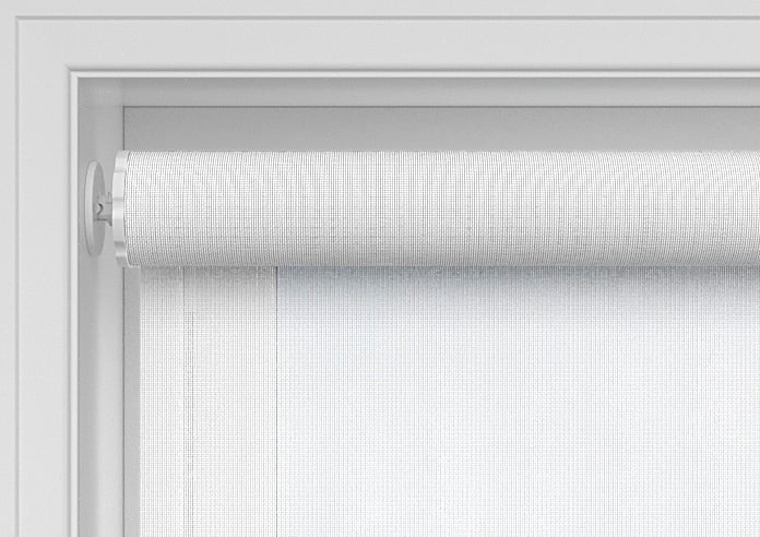 Alicante, Crisp White - Sunscreen Twist&Fit Roller Blind - Image 10